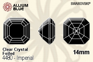 Ik was mijn kleren zwaarlijvigheid Zo snel als een flits Swarovski Imperial Fancy Stone (4480) 14mm - Clear Crystal With Platinum  Foiling [SW4480-14-1F] • Swarovski Crystal Wholesale Online Shop, Allium  Blue