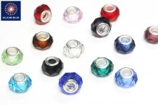 European Glass Bead, Assorted, Glass Bead, Mixed Color, 14x10mm