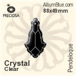 Preciosa Pendeloque (1001) 88x49mm - Clear Crystal
