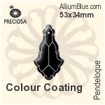 Preciosa Pendeloque (1001) 53x34mm - Colour Coating