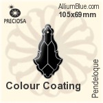 Preciosa Pendeloque (1001) 105x69mm - Colour Coating