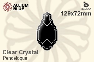 Preciosa Pendeloque (1004) 129x72mm - Clear Crystal