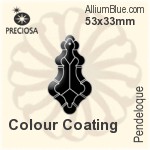 Preciosa Pendeloque (1006) 53x33mm - Colour Coating