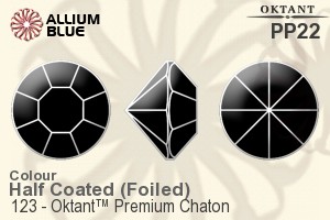 Oktant™ Premium Chaton (123) PP22 - Colour (Half Coated) With Gold Foiling - Haga Click en la Imagen para Cerrar