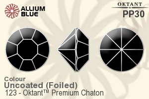 Oktant™ Premium Chaton (123) PP30 - Color With Gold Foiling - Click Image to Close