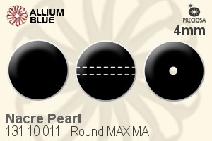 PRECIOSA Round Pearl 1H MXM 4 dk. blue