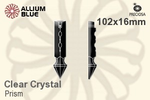 Preciosa Prism (137) 102x16mm - Clear Crystal