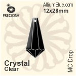 Preciosa MC Drop 185 (2679) 11x61mm - Metal Coating