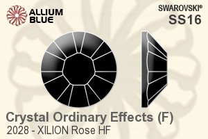 Swarovski XILION Rose Flat Back Hotfix (2028) SS16 - Crystal (Ordinary Effects) With Aluminum Foiling - Haga Click en la Imagen para Cerrar
