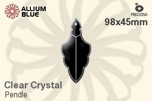 Preciosa Pendle (2074) 98x45mm - Clear Crystal - Haga Click en la Imagen para Cerrar