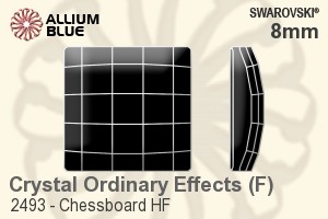 スワロフスキー Chessboard ラインストーン ホットフィックス (2493) 8mm - クリスタル エフェクト 裏面アルミニウムフォイル - ウインドウを閉じる