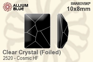 Swarovski Cosmic Flat Back Hotfix (2520) 10x8mm - Clear Crystal With Aluminum Foiling - Haga Click en la Imagen para Cerrar