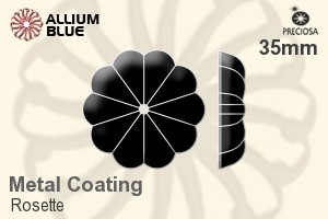 Preciosa Rosette (2528) 35mm - Metal Coating - Haga Click en la Imagen para Cerrar
