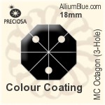 プレシオサ MC Octagon (3-Hole) (2572) 18mm - Colour Coating