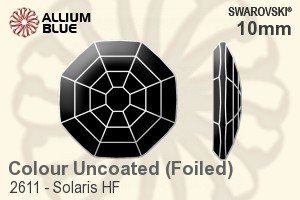 施华洛世奇 Solaris 熨底平底石 (2611) 10mm - 颜色 铝质水银底 - 关闭视窗 >> 可点击图片