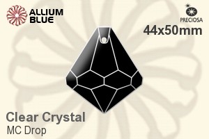 Preciosa MC Drop (2626) 44x50mm - Clear Crystal - Haga Click en la Imagen para Cerrar