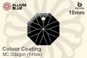 Preciosa MC Octagon (1-Hole) (2636) 10mm - Colour Coating