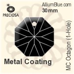 プレシオサ MC Octagon (1-Hole) (2636) 30mm - Metal Coating