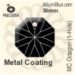 プレシオサ MC Octagon (1-Hole) (2636) 36mm - Metal Coating