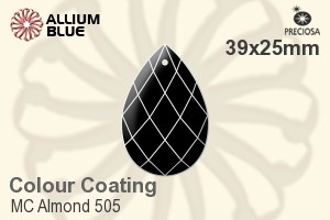 Preciosa MC Almond 505 (2661) 39x25mm - Colour Coating - Haga Click en la Imagen para Cerrar