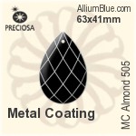 Preciosa MC Almond 505 (2661) 63x41mm - Metal Coating