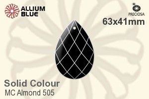 Preciosa MC Almond 505 (2661) 63x41mm - Solid Colour