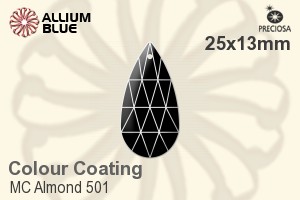 Preciosa MC Almond 501 (2662) 25x13mm - Colour Coating