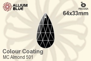 Preciosa MC Almond 501 (2662) 64x33mm - Colour Coating - 关闭视窗 >> 可点击图片
