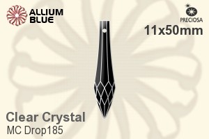 Preciosa MC Drop 185 (2679) 11x50mm - Clear Crystal