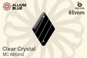 Preciosa MC Almond (2698) 60mm - Clear Crystal