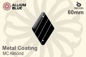 Preciosa MC Almond (2698) 60mm - Metal Coating - 關閉視窗 >> 可點擊圖片
