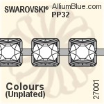 Swarovski Catch-free Cupchain (27001) PP32, Unplated, 00C - Colors