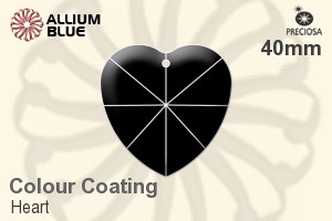 Preciosa Heart (2718) 40mm - Colour Coating - 關閉視窗 >> 可點擊圖片