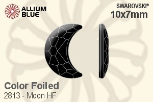 施華洛世奇 Moon 熨底平底石 (2813) 10x7mm - 顏色 鋁質水銀底 - 關閉視窗 >> 可點擊圖片