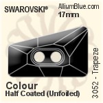 Swarovski Trapeze Button (3052) 17mm - Color (Half Coated) Unfoiled