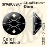 Swarovski XIRIUS Sew-on Stone (3288) 12mm - Color Unfoiled