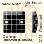 Swarovski Chessboard Sew-on Stone (3293) 20mm - Color Unfoiled
