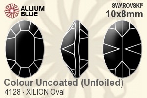 Swarovski XILION Oval Fancy Stone (4128) 10x8mm - Color Unfoiled - Haga Click en la Imagen para Cerrar
