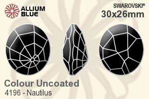 スワロフスキー Nautilus ファンシーストーン (4196) 30x26mm - カラー（コーティングなし） 裏面にホイル無し - ウインドウを閉じる