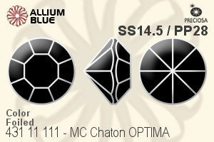 PRECIOSA Chaton O ss14.5/pp28 sapphire G