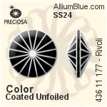Preciosa MC Rivoli (436 11 177) SS24 - Color (Coated) Unfoiled