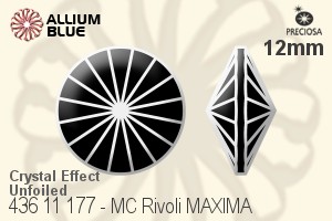 PRECIOSA Rivoli MXM 12 crystal BBl