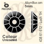 Preciosa MC Loch Rose VIVA 1H Sew-on Stone (438 61 612) 5mm - Color Unfoiled