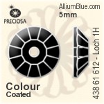 Preciosa MC Loch Rose VIVA 1H Sew-on Stone (438 61 612) 5mm - Colour (Coated)
