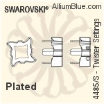 Swarovski Twister Settings (4485/S) 17mm - Plated