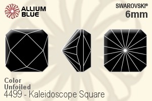 施華洛世奇 Kaleidoscope 正方形 花式石 (4499) 6mm - 顏色 無水銀底 - 關閉視窗 >> 可點擊圖片