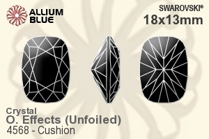 Swarovski Cushion Fancy Stone (4568) 18x13mm - Crystal Effect Unfoiled - Haga Click en la Imagen para Cerrar
