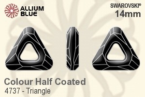 Swarovski Triangle Fancy Stone (4737) 14mm - Colour (Half Coated) Unfoiled - 关闭视窗 >> 可点击图片
