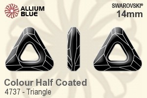 Swarovski Triangle Fancy Stone (4737) 14mm - Colour (Half Coated) Unfoiled - Haga Click en la Imagen para Cerrar