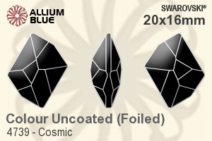 Swarovski Cosmic Fancy Stone (4739) 20x16mm - Color With Platinum Foiling - Haga Click en la Imagen para Cerrar